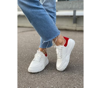 LAL001 WHITE/RED