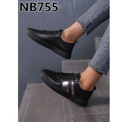 NB755 ALL BLACK TU